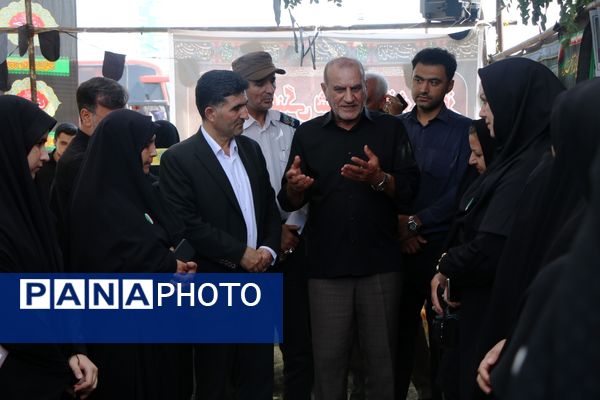 بازدید مشاور وزیر از موکب‌های سازمان دانش‌آموزی آذربایجان غربی