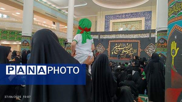 زمزمه‌های «یا علی‌اصغر(ع)» در مصلی زنجان طنین‌انداز شد