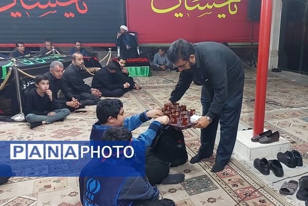 مراسم عزاداری شب چهارم محرم 1404 در اداره‌کل آموزش و پرورش فارس