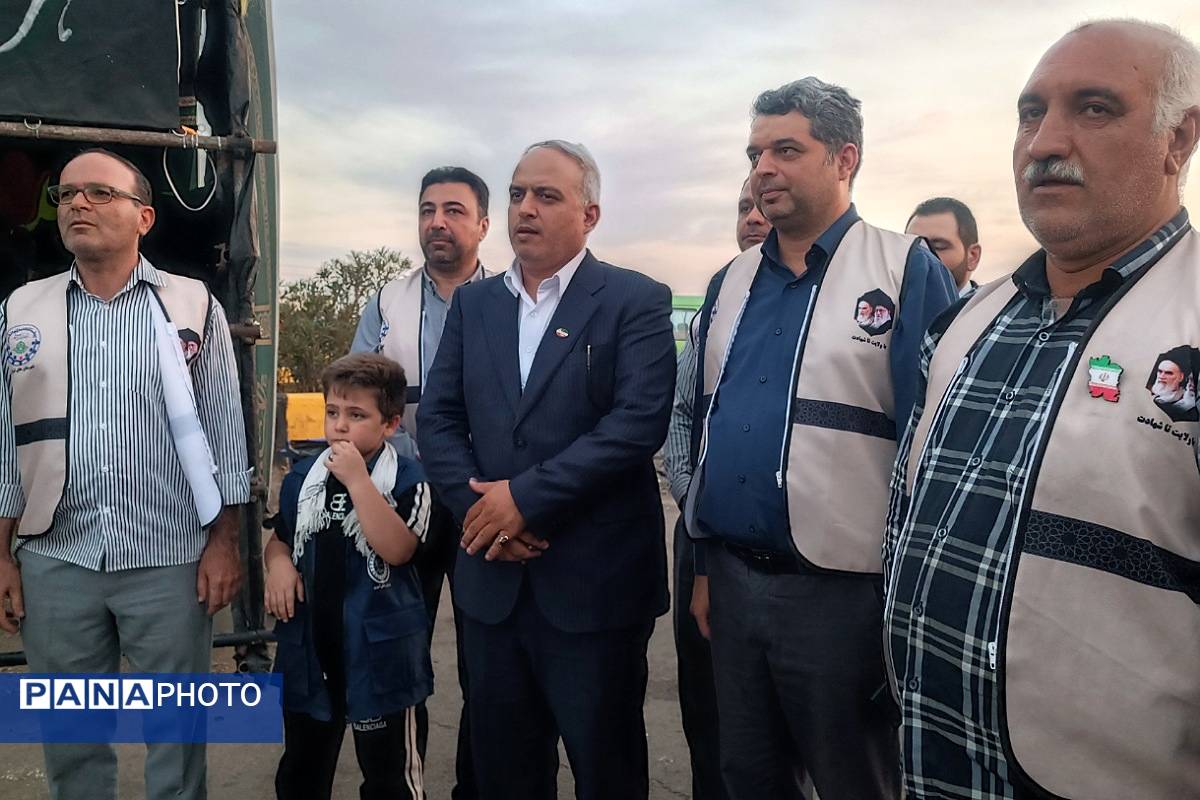از مدرسه تا موکب حسینی؛ دانش‌آموزان پیشتاز شهرستان قدس در خدمت زائران اربعین حسینی