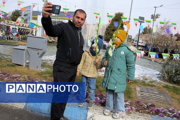 راهپیمایی باشکوه ۲۲ بهمن ماه شهرستان بجنورد 