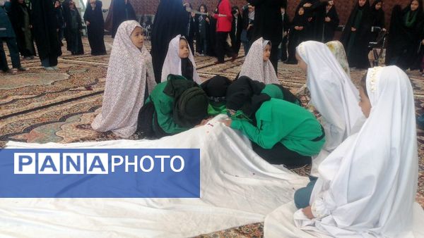 سوگواری دهه فاطمیه ویژه دانش آموزان آموزشگاه زهرا عبداللهیان ارغا 