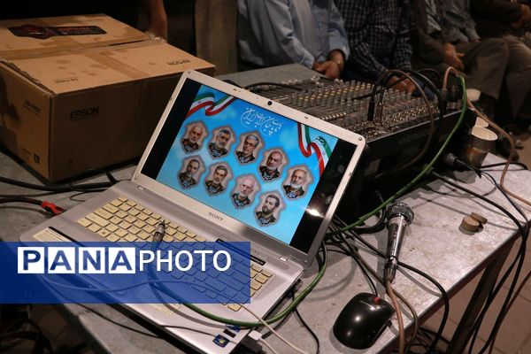 حضور پرشور مردم ناحیه 4 کرج در مراسم هفته دفاع مقدس 