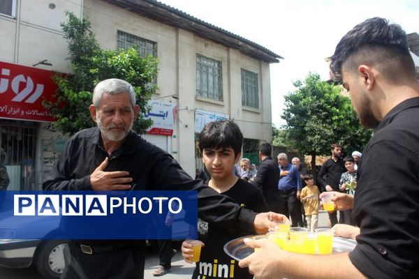 پیاده‌روی جاماندگان اربعین در گلوگاه 