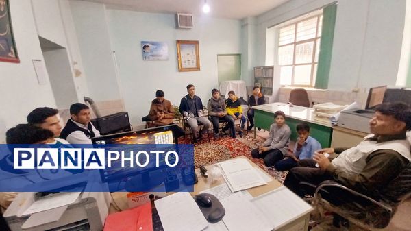 برگزاری جلسه فرمانده واحد‌های بسیج دانش‌آموزی در شهرستان خلیل‌آباد 