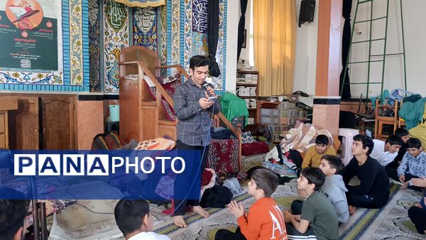 جلوه‌هایی از اعتکاف پسران آشخانه 