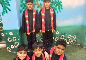 انعکاس مانور زلزله با پادکست دانش‌آموزی در دبستان ایرانیان جم