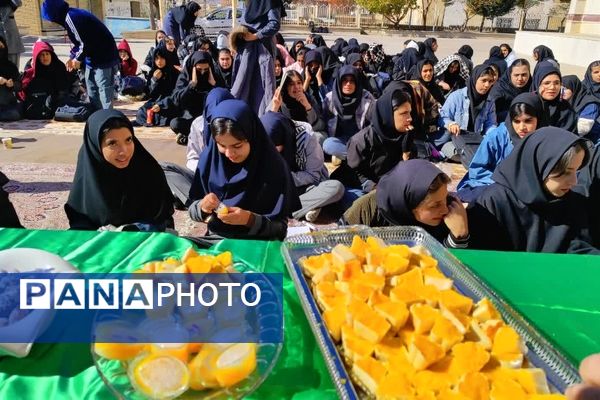 برپایی موکب به‌مناسبت شهادت حضرت زهرا(س) در مدرسه ۹ دی یاسوج