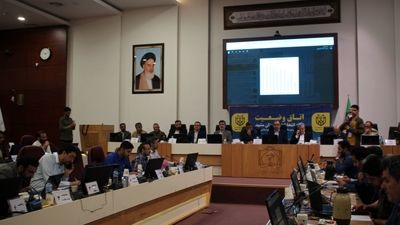 اتاق کنترل وضعیت ستاد انتخابات شهرستان مشهد