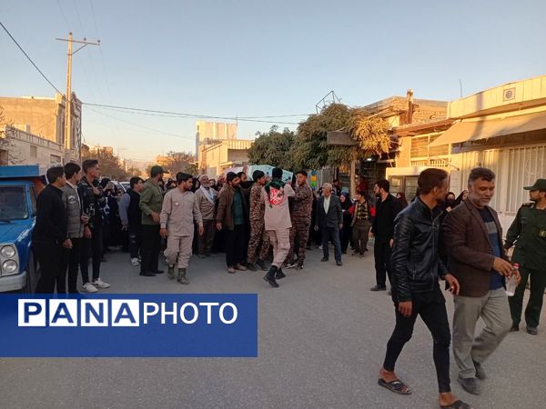 تشییع پیکر مطهر مهمانی متفاوت در زاوه