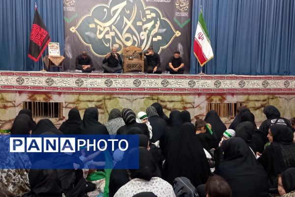 مراسم عزاداری شیرخوارگان حسینی در حرم مطهر امام زاده جعفربن موسی الکااظم (ع) شهرستان پیشوا