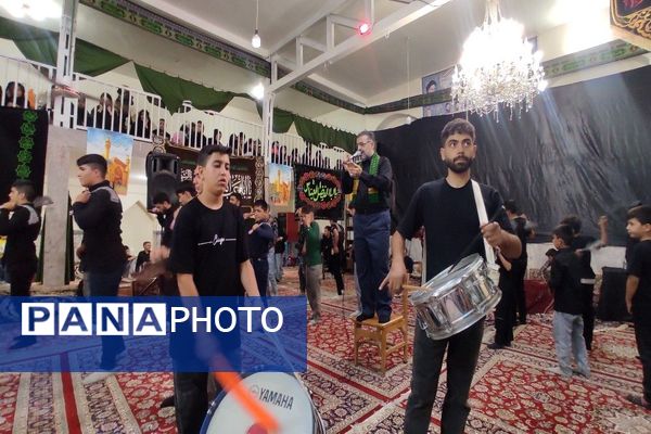 مراسم عزاداری شب ششم محرم در شهر بار نیشابور 