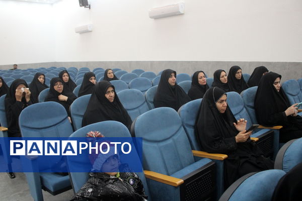 مراسم استقبال از شهید گمنام در اداره‌کل آموزش و پرورش استان بوشهر