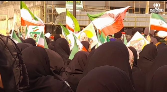 حضور پر شور مردم بابل در راهپیمایی یوم الله ۲۲ بهمن