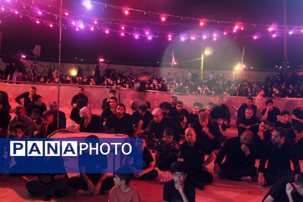 مراسم عزاداری شب هفتم ماه محرم الحرام در هیات مکتب‌‌‌الزهرا حاجی‌آباد 