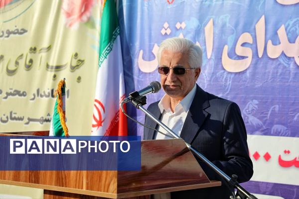 کلنگ زنی هنرستان شبانه‌روزی شهدا ارتش در شهرستان مانه 