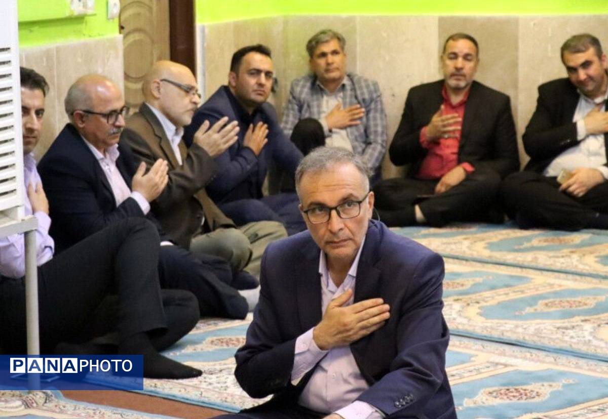 مراسم سالگرد شهادت آیتالله رئیسی در ادارهکل آموزشوپرورش استان البرز