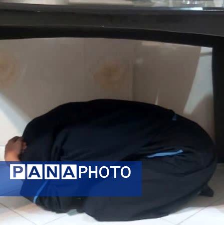 به صدا درآمدن آژیر مانور زلزله در کلاس‌های مجازی دبیرستان شهید همت