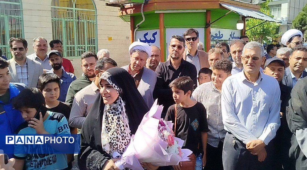 سفر سحر امامی، بانوی شجاع رسانه به فاروج