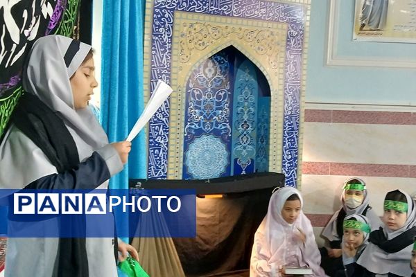  مراسم شهادت حضرت فاطمه زهرا(س) در مدارس بهارستان‌دو