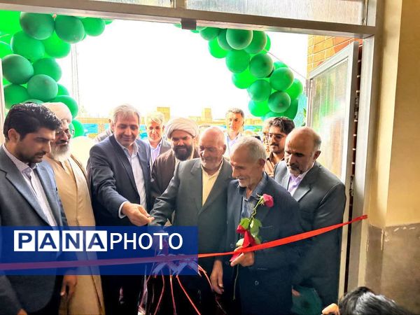  افتتاحیه مدرسه ۶ کلاسه نسیم دانایی روستای فدافن