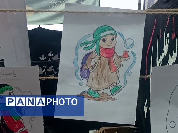 موکبی با رنگ و بوی مقاومت و شهادت 