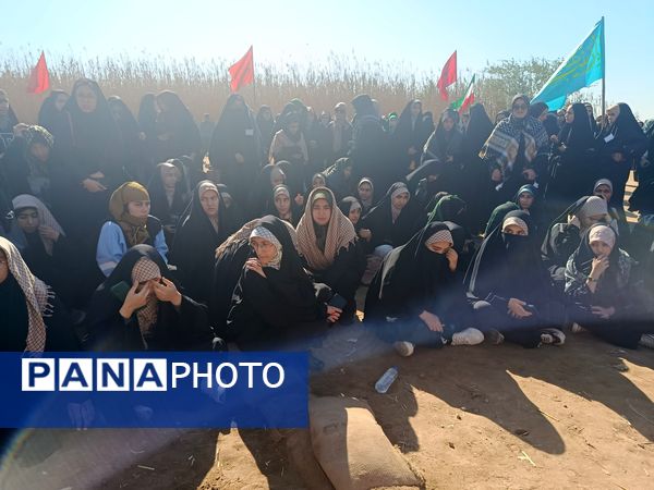 حضور دختران رضویه در اردوی راهیان نور