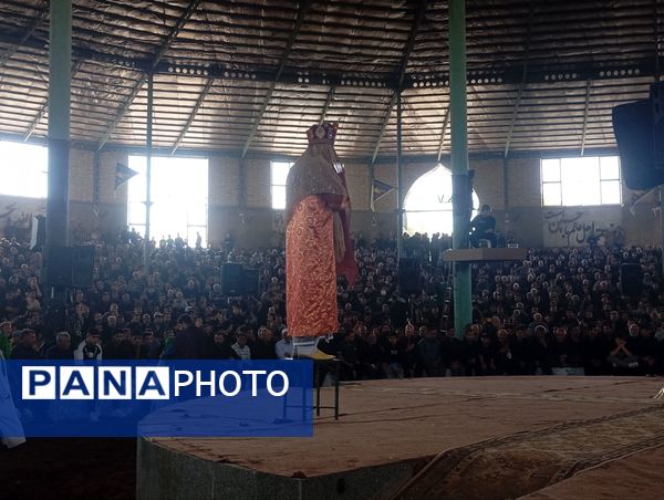آیین سنتی شبیه خوانی اربعین حسینی در احمدآباد میانجلگه