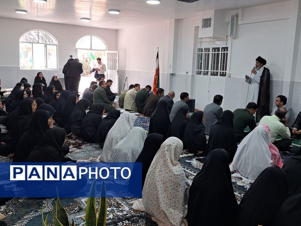 آیین بازگشایی مدارس و افتتاح نماز خانه، در آموزشگاه تکتم باخرز