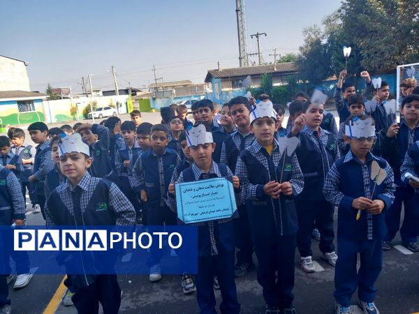 پویش دهان و دندان در دبستان شاهد شهرستان کردکوی