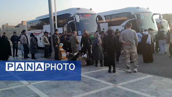 آخرین کاروان دانش‌آموزان پسر ناحیه ۴ کرج به اردوی راهیان نور 