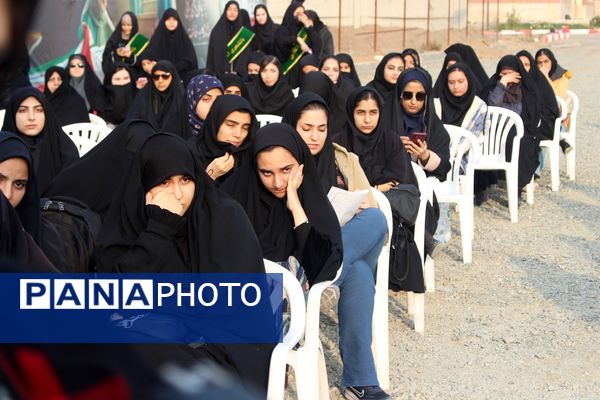 مراسم دومین سالگرد خاکسپاری شهید گمنام آموزشکده فنی دختران قم