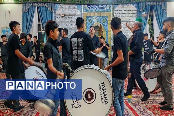 هیئت  زنجیر زنی و عزاداری اباعبدالله الحسین علیه السلام  بار درشب هفتم محرم  