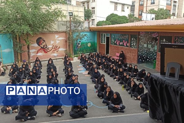 بزرگداشت شهدای خدمت در دبیرستان شاهد ندای فاطمه (س) ناحیه دو شهرری 