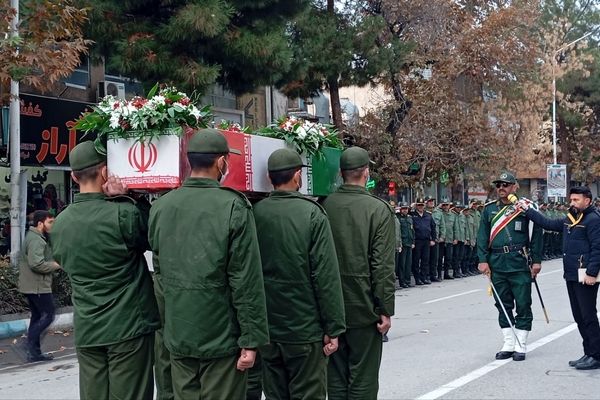 تشییع شهید گمنام در نیشابور 