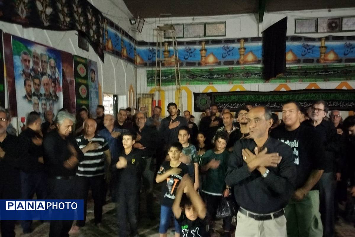 شور حسینی در شب چهارم محرم 1404 در هیات فرهنگیان ناحیه ۳ شیراز