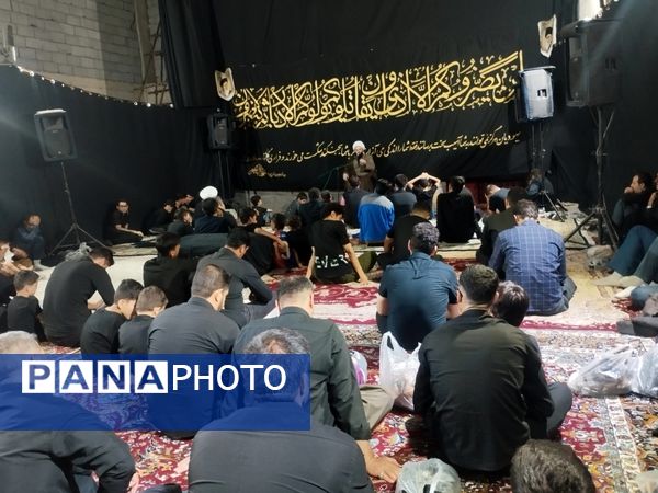 مراسم شب پنجم محرم در قروه