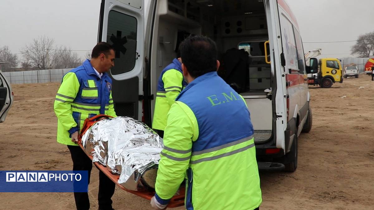 مانور زلزله با محوریت ارزیابی کمیته‌های بحران در سالروز زلزله بم در نظرآباد