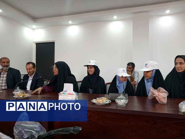 تجلیل از دختران برگزیده رشته‌های علمی ورزشی شهرستان جعفرآباد
