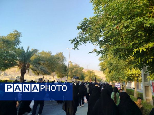 پیاده‌روی ولایت به‌مناسبت شهادت امام رضا (ع) در شهرستان جم
