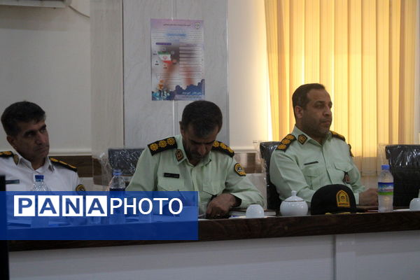 نشست خبری فرمانده انتظامی استان بوشهر با اصحاب رسانه 