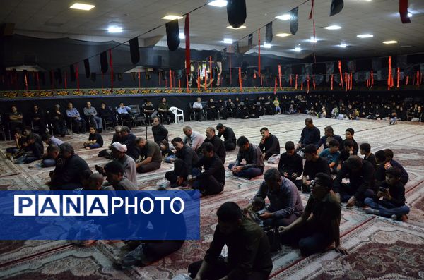 مراسم عزاداری هیئت فرهنگیان در نیشابور 