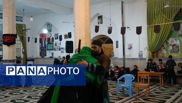 مراسم تعزیه خوانی شهادت حضرت عباس(ع) توسط ذاکرین دهستان شوراب صغیر