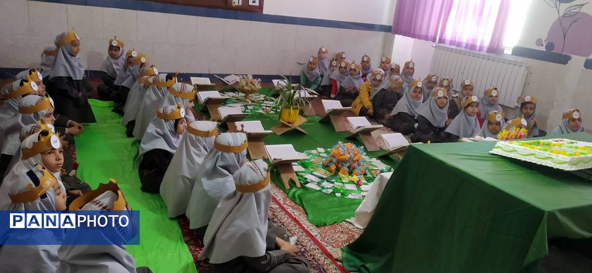 جشن قرآن جلوه‌ای از ایمان و دانش در مدرسه شهید نجفی فدافن 