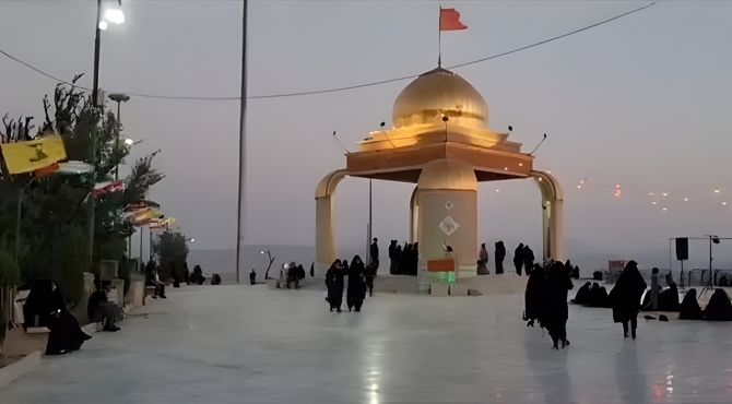 موکب جاماندگان در تپه نورالشهدا شهرکرد برپا شد