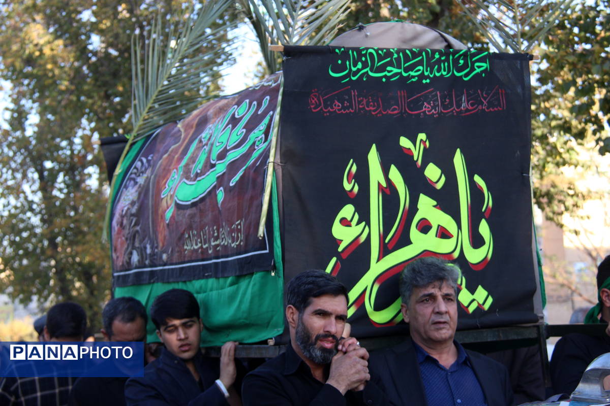 دسته عزای شهادت حضرت فاطمه الزهرا (س) در امامشهر یزد