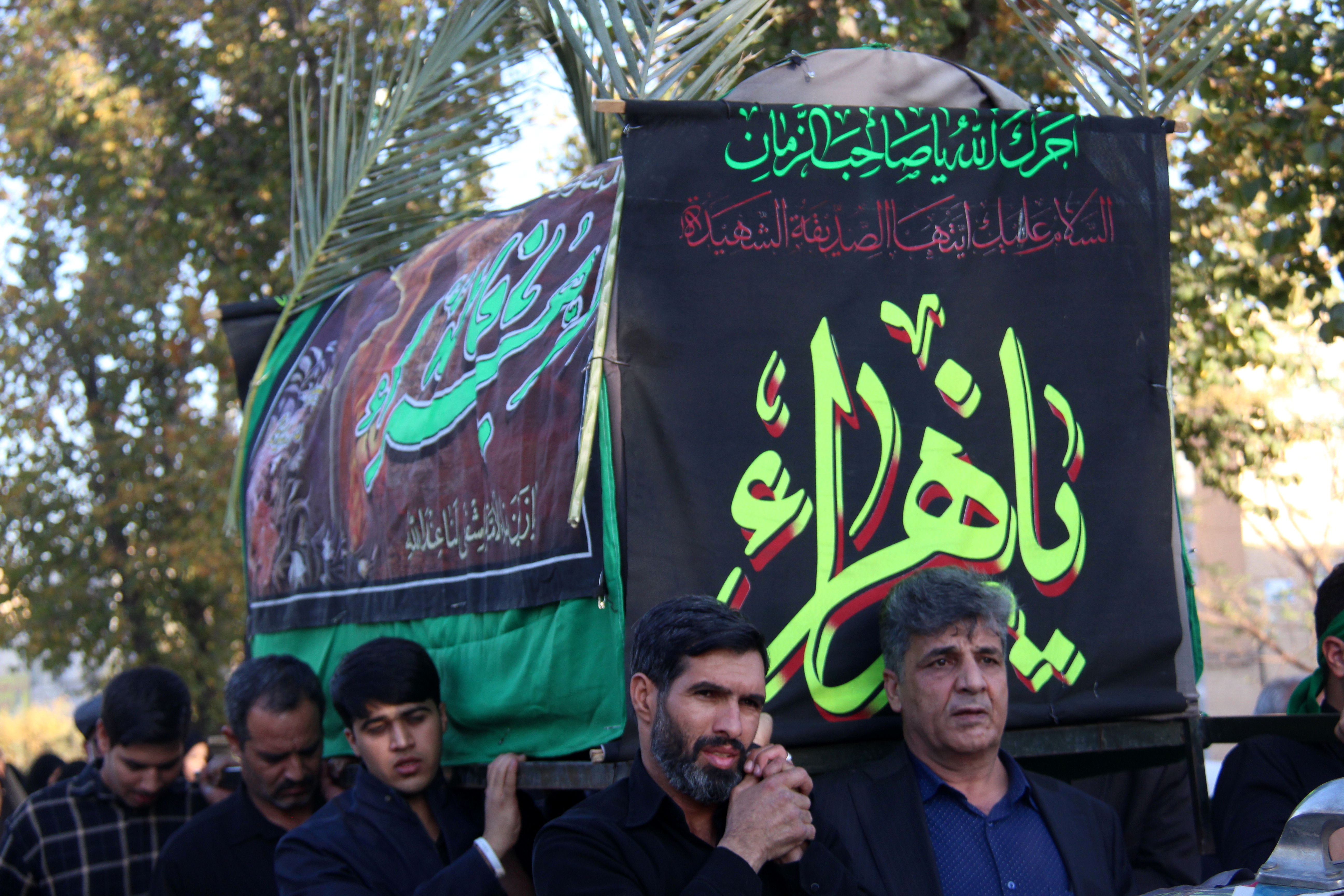 دسته عزای شهادت حضرت فاطمه الزهرا (س) در امامشهر یزد