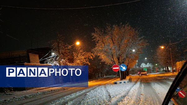 بارش برف و باران در بروجن