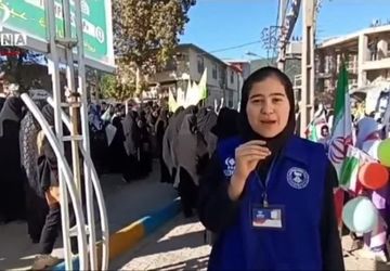 حضور پرشور دانش‌آموزان رامیان در راهپیمایی 13 آبان