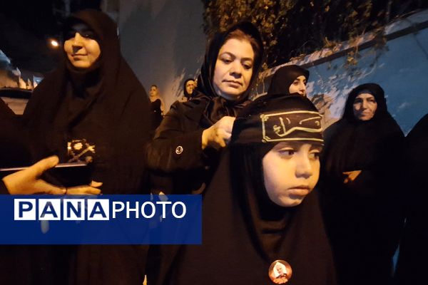 مراسم عزاداری حضرت زهرا (س) در محله ریاستی شیراز